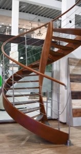 escalier colimaçon bois