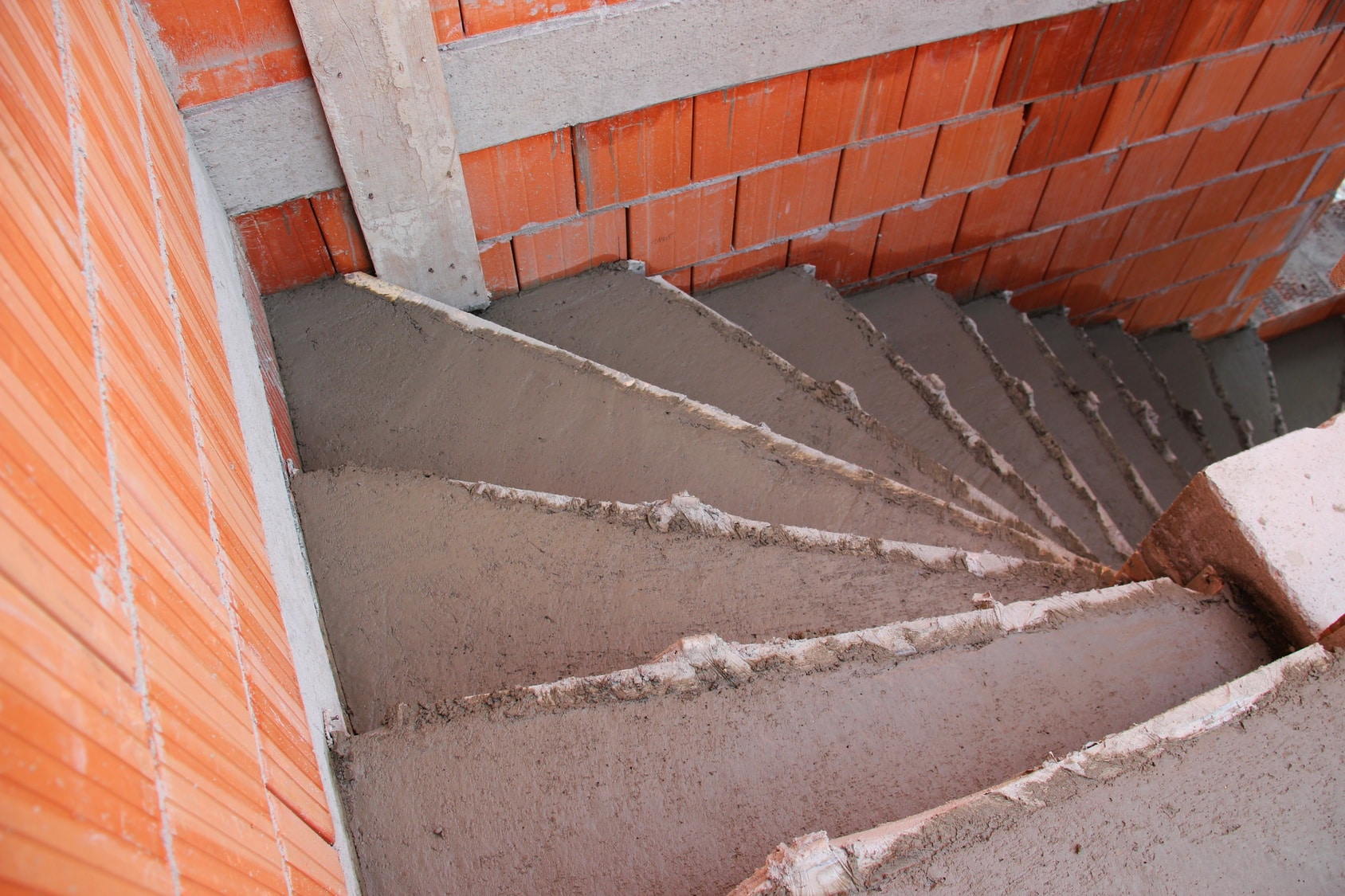 Escalier en béton maçonné