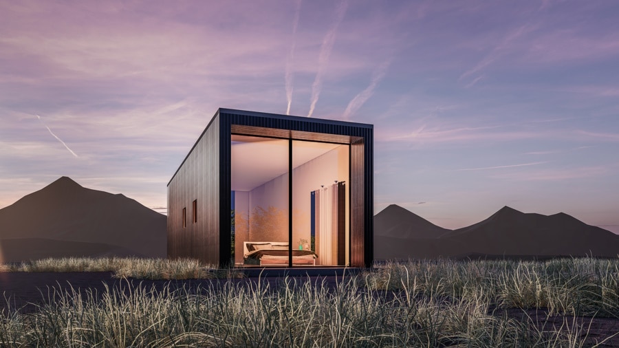 Une maison container en 3D